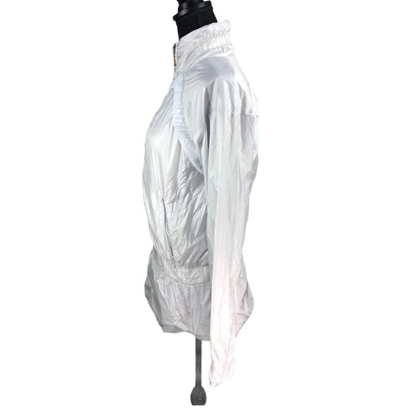 Light Gray ADIDAS Lightweight Jacket Sz Small - Picture 9 of 15